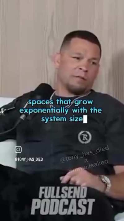 Nate Diaz talks about the problems with quantum physics