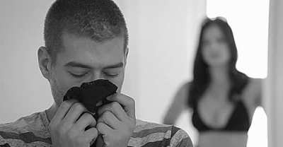 Caught sniffing panties