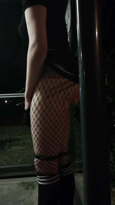 Waiting at the bus stop... 🥵 [u/FitUnit7600]