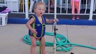 automatic faucet vs. child