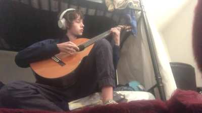 Me playing the main theme