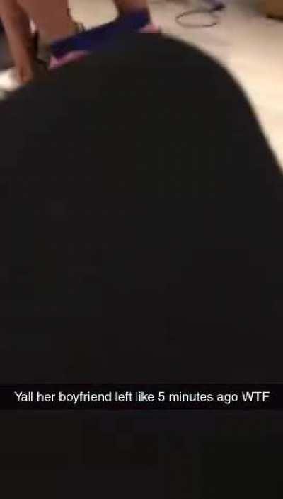 You caused a big scene before storming out after your bully showed up to your girlfriend's party.