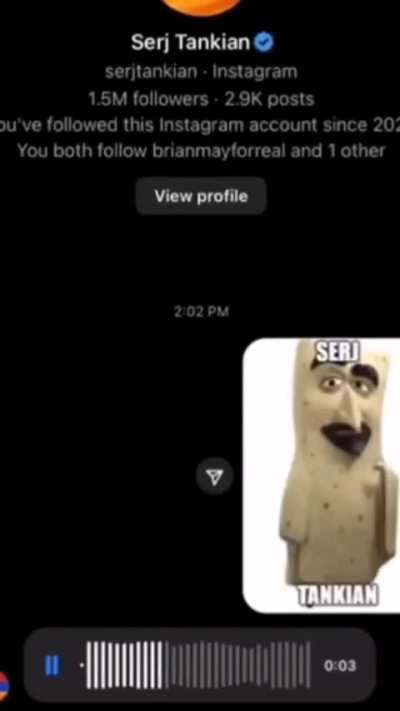 Serj hate me😭😭😭😭