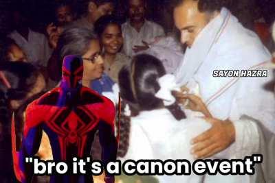 Rahul gandhi won't become Batman without rajiv Gandhi's death