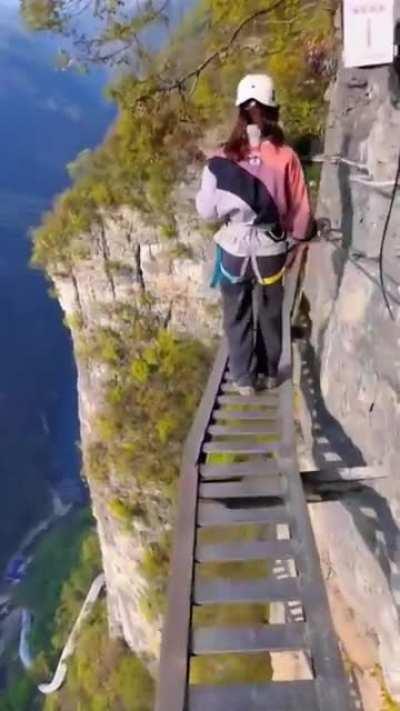 Terrifying catwalk