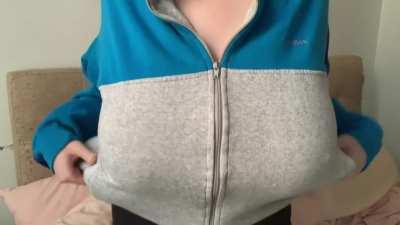 My retro hoodie is bigger than I remembered