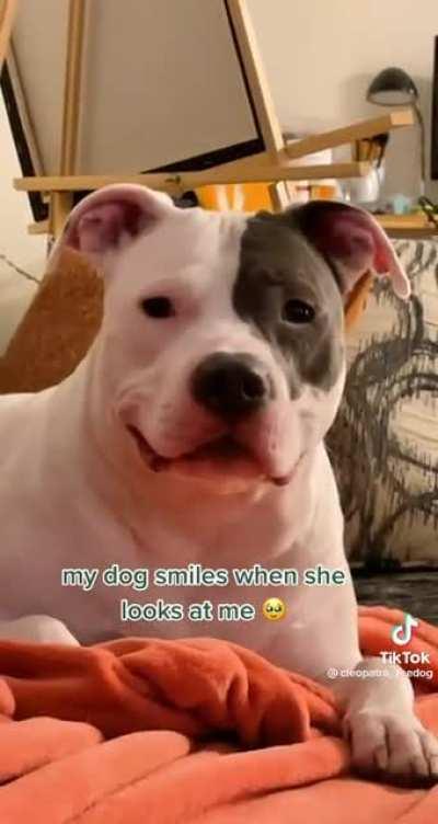 Now i'm smiling back.