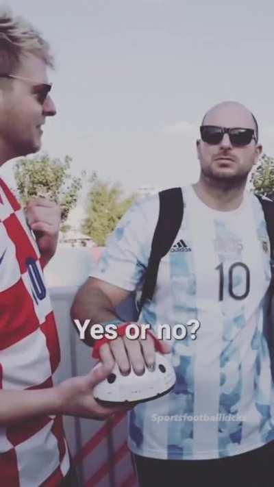 estuve pensando varios días si verdaderamente habría algún argentino que dijera que sí, pero acá que hay gente bastante leche, alguno diría que sí?