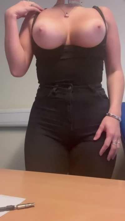 The guys at work tell me my boobs are perfect.. do you agree?