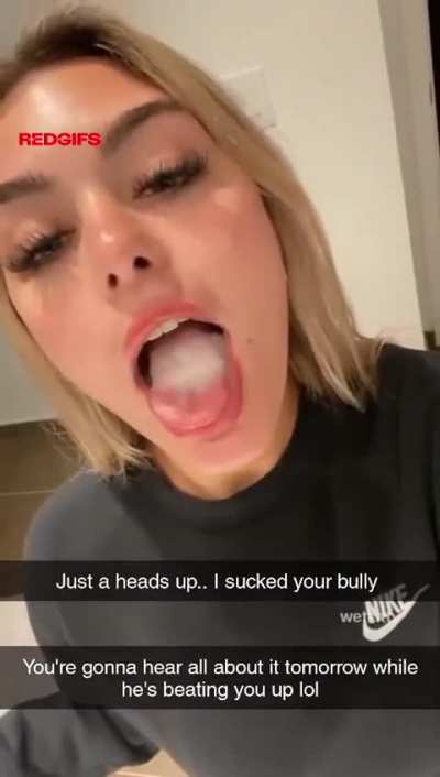 Did you know your bully's cock is almost twice as big as yours?