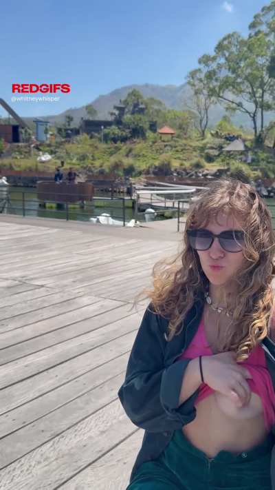 People were on all sides of me haha