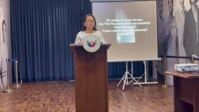 LOOK/LISTEN: Sen ⁦ @risahontiveros ⁩ presents to media the audio recording of threats made to Percy Lapid’s family. The caller supposedly an inmate from NBP said Gen Bantag is allegedly involved in the killing of Lapid. ⁦ @News5PH ⁩ ⁦ @onenewsph