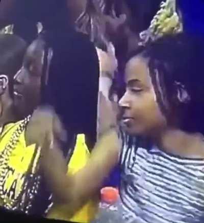 Woman realizes she stinks