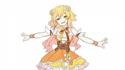 Super Nenechi Transformation made by @akubi_darake on Twitter.🐻