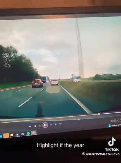 Imagine uploading dashcam footage with that caption