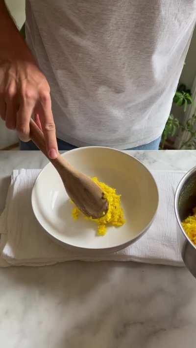 Sweet Potato, Broccoli, and Cauliflower Veggie Bowl w/ Pickled Onions and a Poached Egg