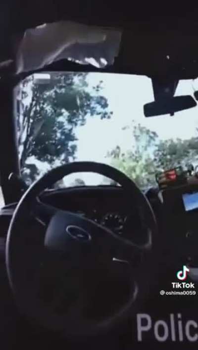 Cops body cam footage showing the moments immediately after he killed a man