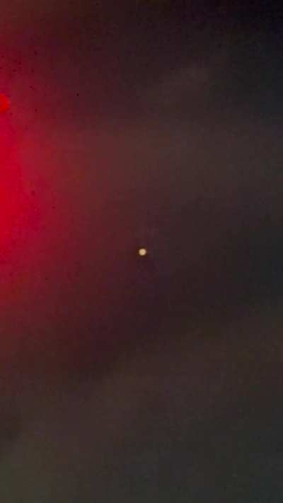 Saw this below us right after take off and started recording when it came up to our level, very surreal movement.