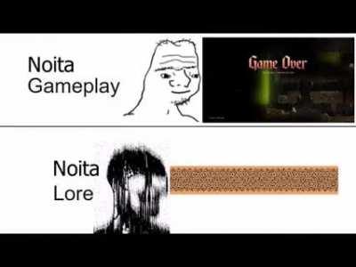 Noita lore meme