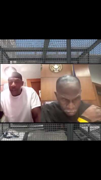 Getting sent back to jail.