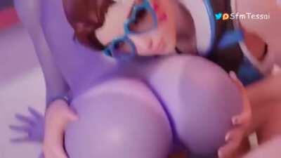 D.Va watching Widowmaker get fucked (SfmTessai)