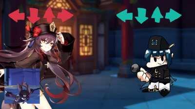 What the rap battle between Hu Tao and Xinqiu actually looked like