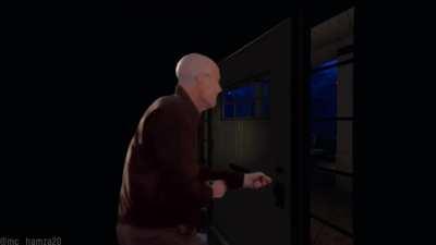 POV: The door closed right when your friend had left the house to bring in more equipment