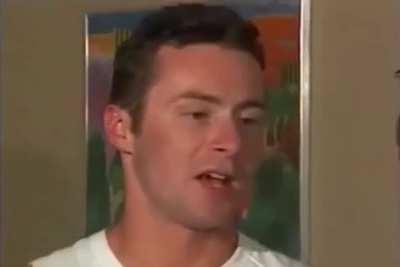 I love how he cringes when the dude says “straight.”