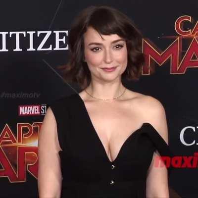 Looking good at the Captain Marvel premiere