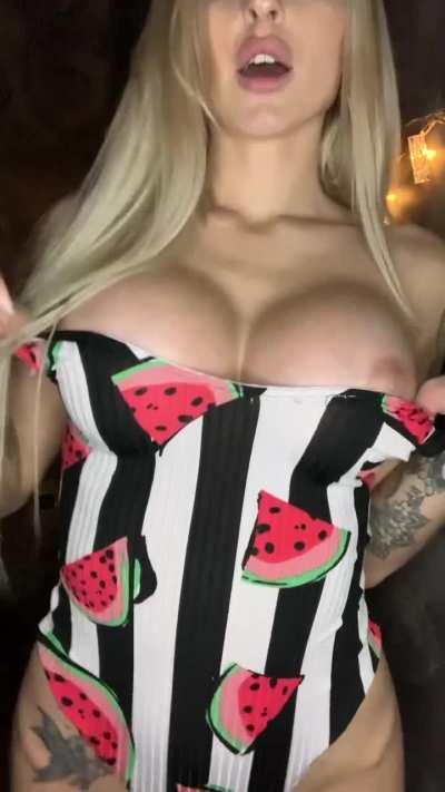 what more do you want? me or watermelon