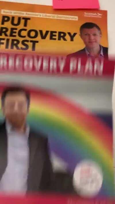 Sorting the mail this morning…