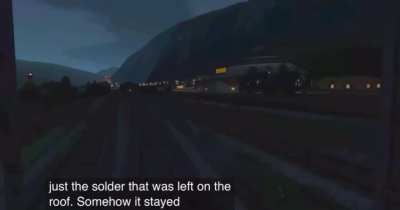 Is clearing a train supposed to make all the pieces come off?