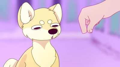 Perfectly cut fluff-ball