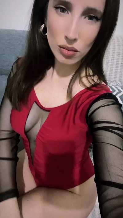 I hope my boobs are able to make you horny