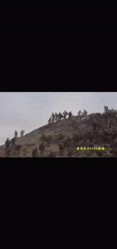 中印边界抢山头实况