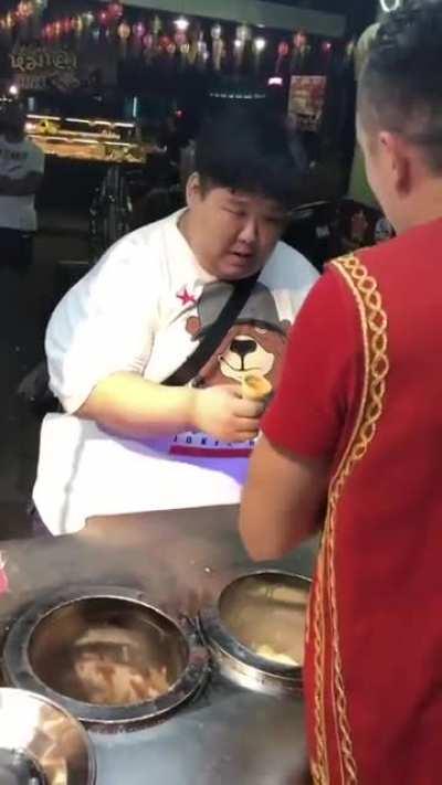 Man just wanted an ice cream