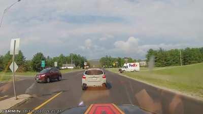 FedEx delivered... a van into the side of the 1984 Jeep I just restored