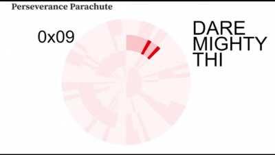 Decoding the Perseverance Parachute