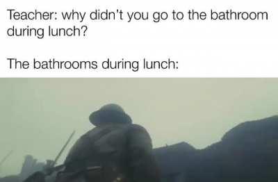 Literally every bathroom in every school