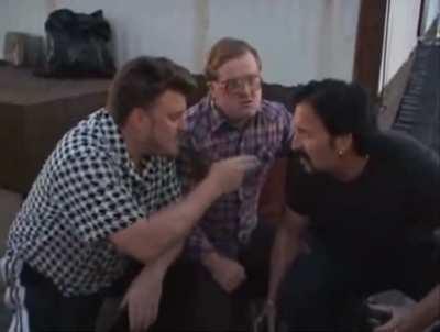 Me, him and you split it 50/50/50