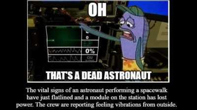 Hopefully it's just debris