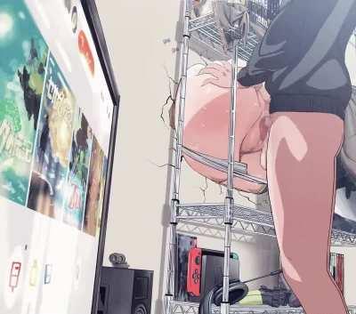 Using the neighbor's hole