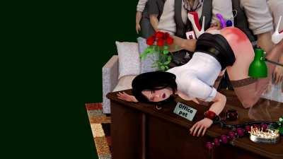 Office boss to office pet 😈 (from my game)