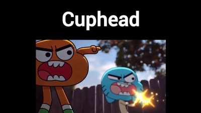 Gumball and Darwin trying to get Tobias' Devil contract
