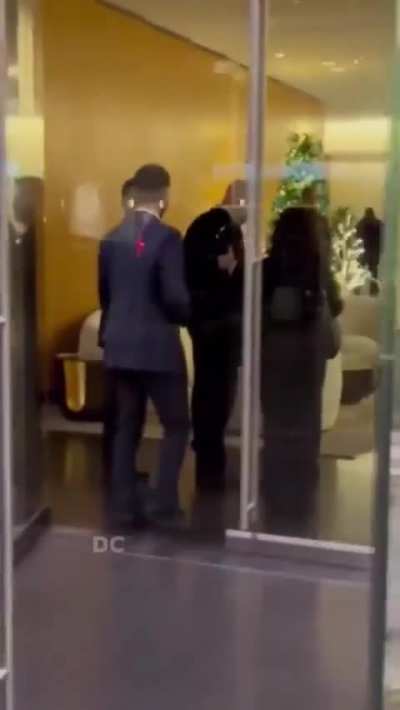 A pro-Palestine protester confronted former Israeli Defense Minister Yoav Gallant while he was in Washington. 