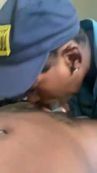 Sloppy toppy at work