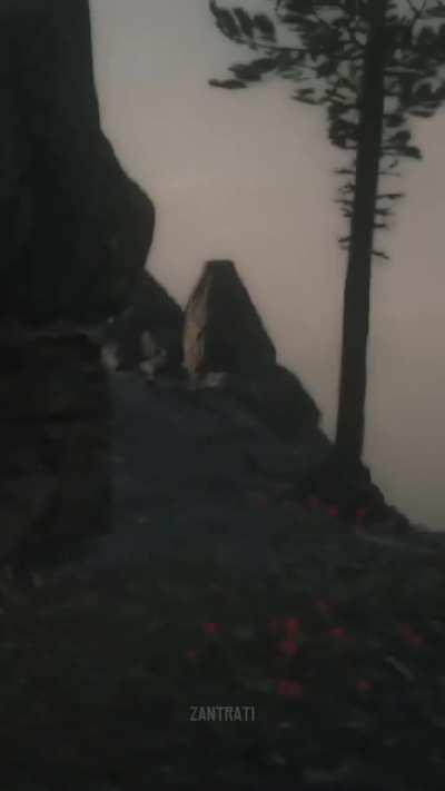 Arthur when his horse gets lost