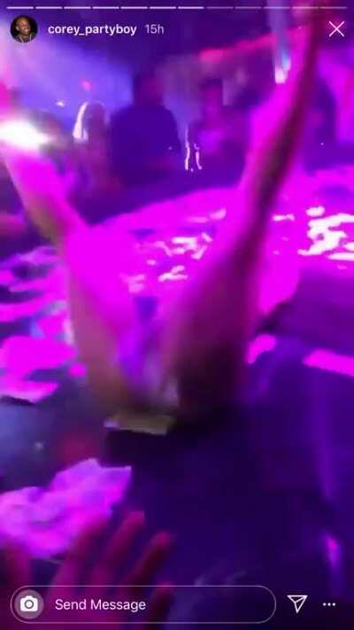 Her at the Strip Club recently!!