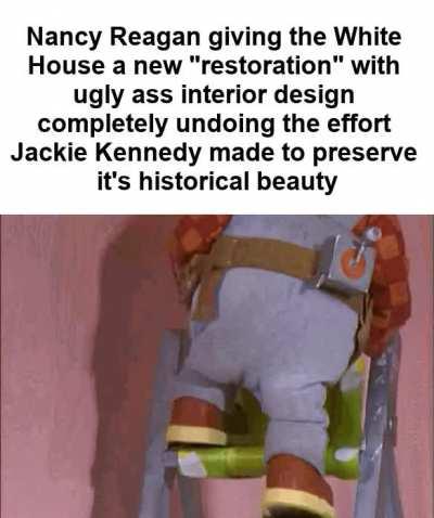 Reason #56 why Nancy Reagan was one of the worst first ladies in the 20th Century. (Repost with fixed typo)