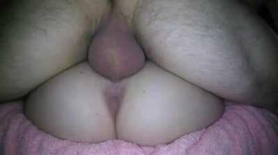 Him pumping balls deep in me, watch it gush out